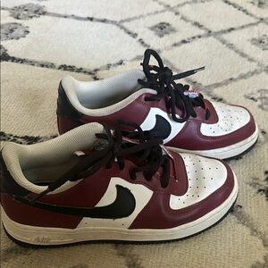 Kids' Black and Red Sneakers